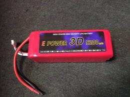 ★新製品★　E POWER 3DハイレートシリーズLIPO 5200mA6S75C