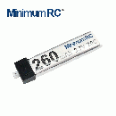 3.7V260mA20C LIPO　MINIMUMRC推奨バッテリー
