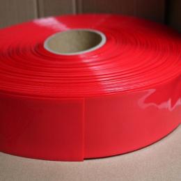 PVC収縮チューブ赤　幅80mm　PVC080R